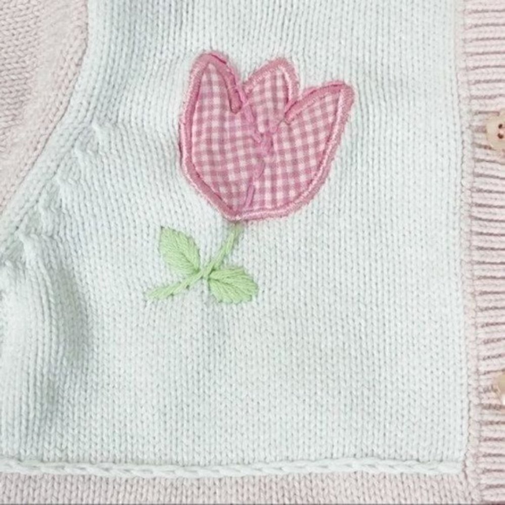 EMMA’S GARDEN spring cardigan size 18M button down sweater - Picture 7 of 8